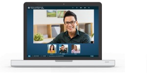 Web conferencing using the online meeting room feature