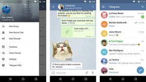 لقطة شاشة Telegram