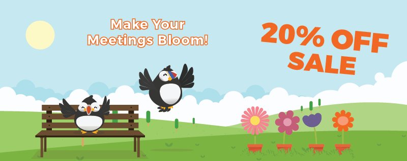 Spring sale 2017 banner - 20% off plus plan