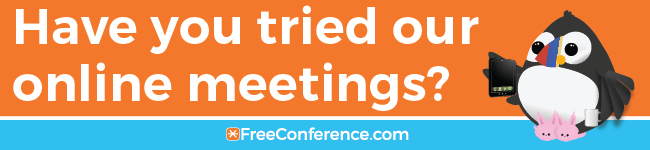 Inkomfa ye-FreeConference Online Room Room Meeting