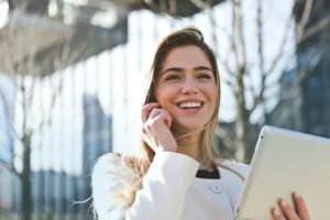 Lady on cellphone