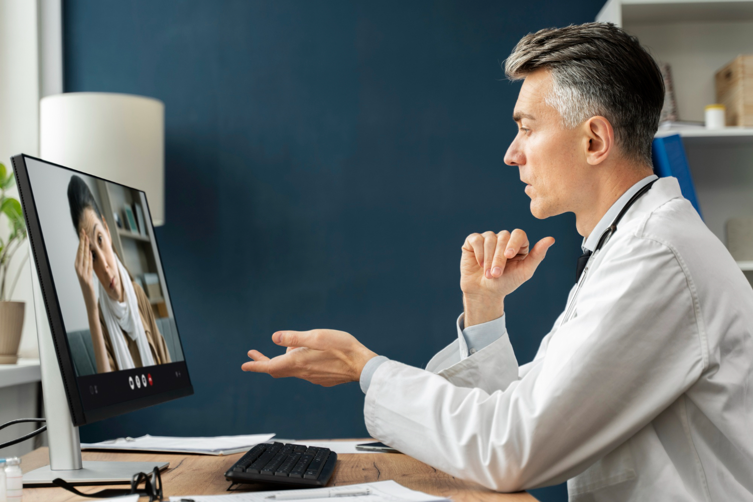 HIPAA-kompatible telehealth videokonferenceløsninger